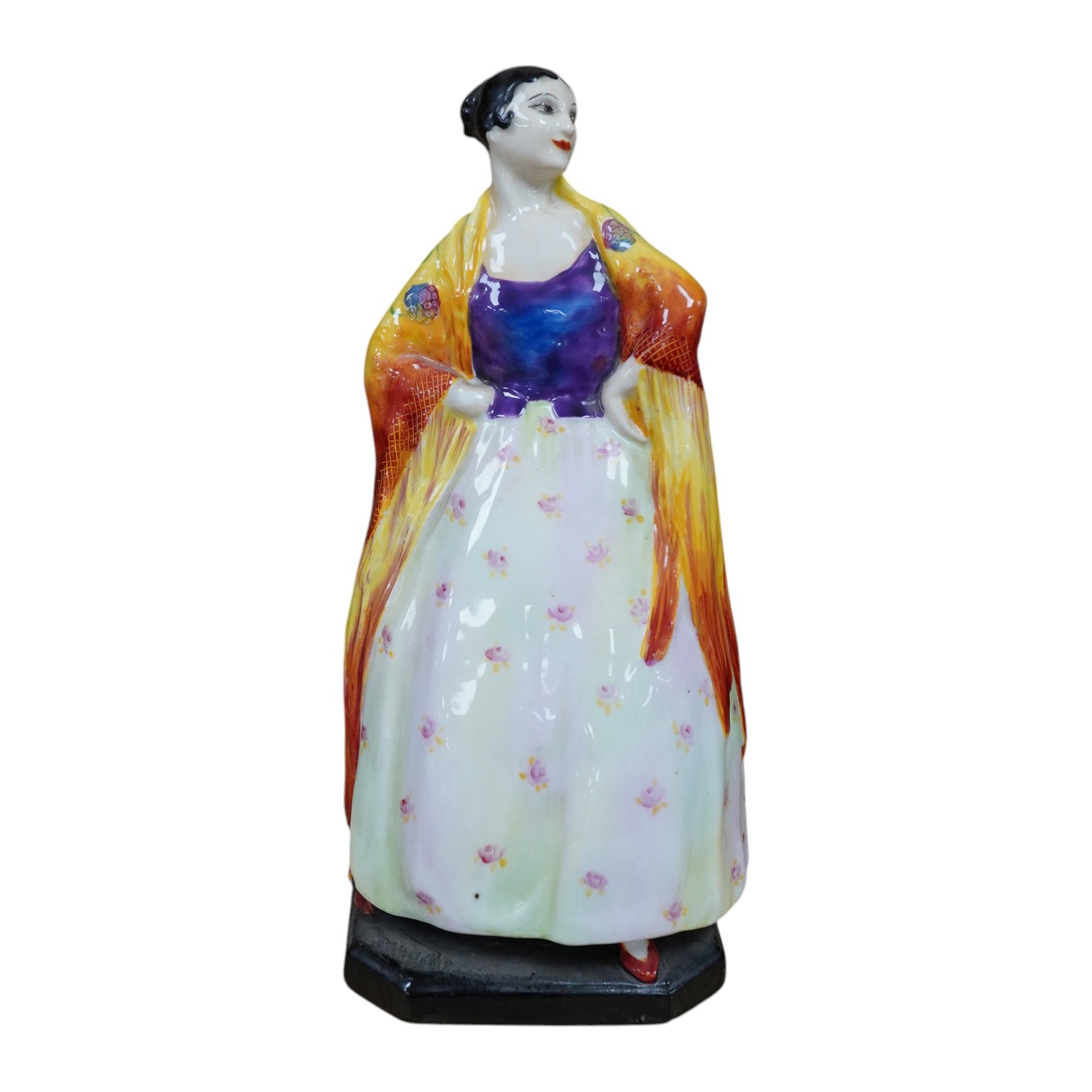 A Royal Worcester porcelain figure 'Argentina', modelled by Anne Acheson, model 2936, 19cm high. Condition - good